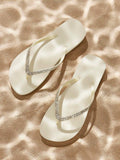 Sandalias con brillo