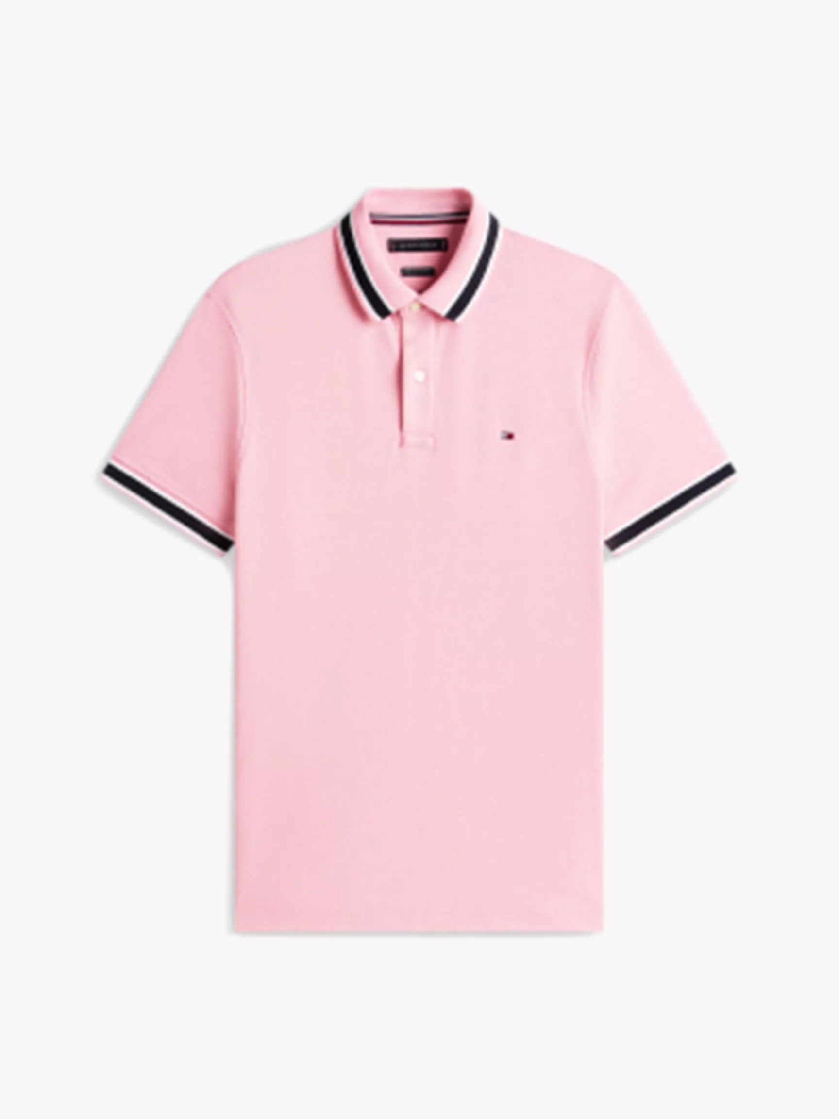 Chemise unicolor con cuello y mangas ribeteadas
