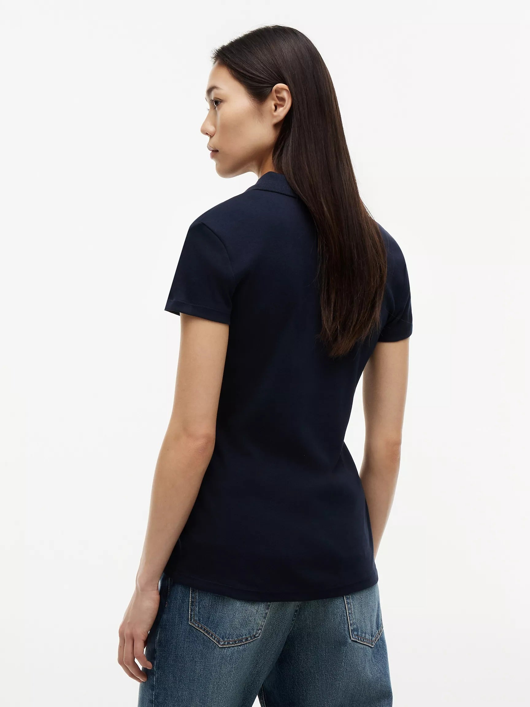 Chemise ajustada con cremallera de aro