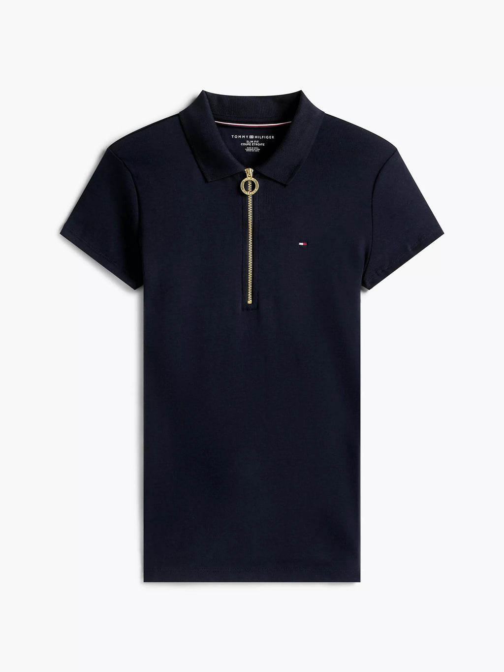 Chemise ajustada con cremallera de aro