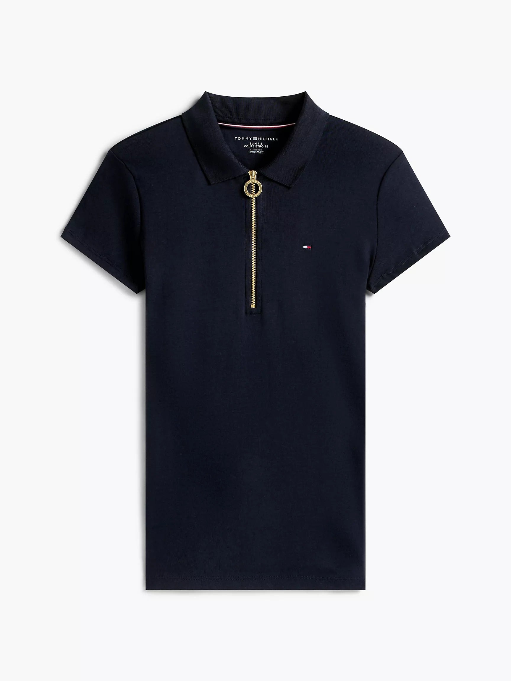 Chemise ajustada con cremallera de aro