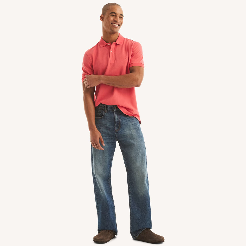 Chemise regular unicolor con logo