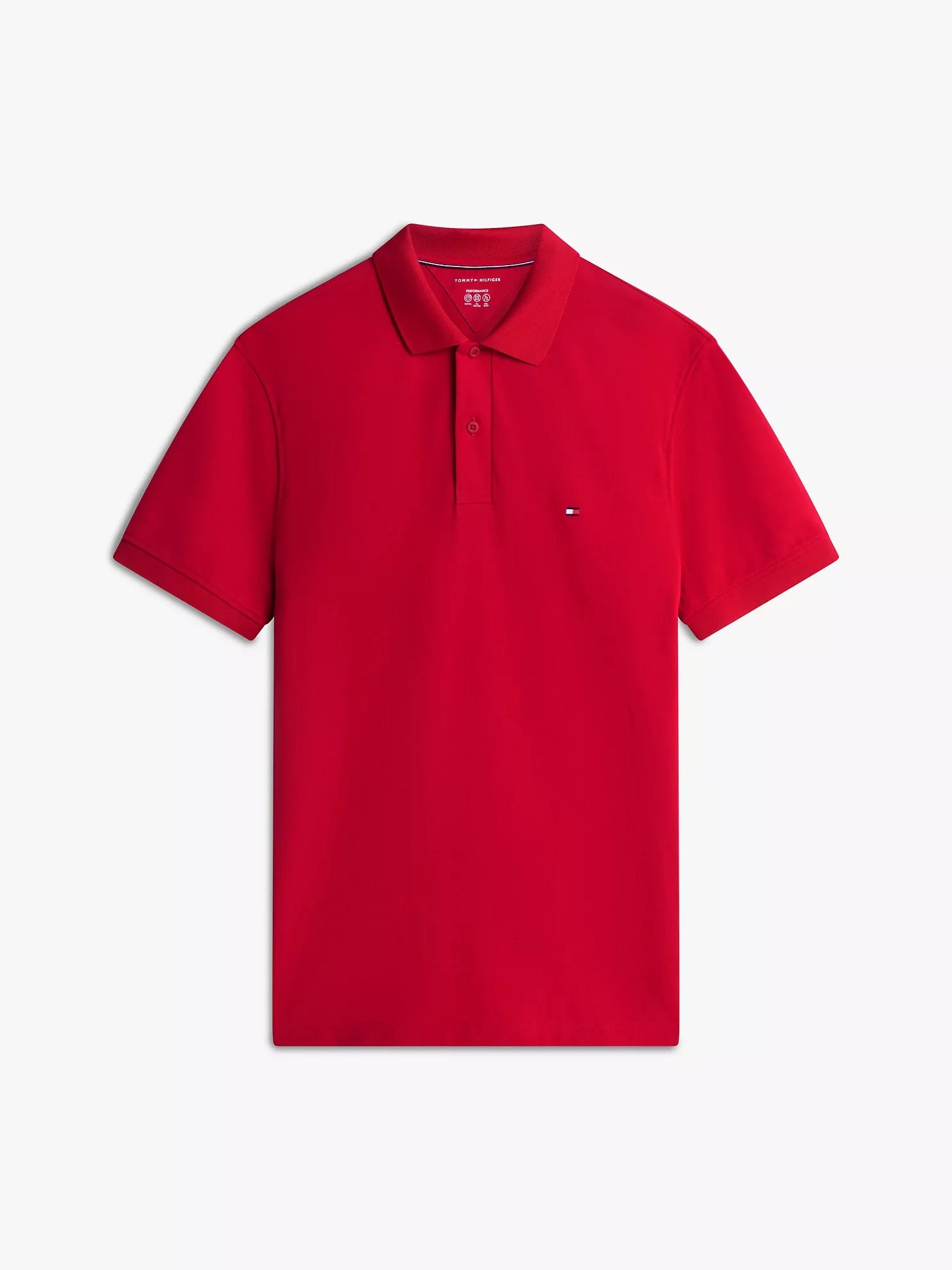 Chemise regular unicolor con logo performance tech