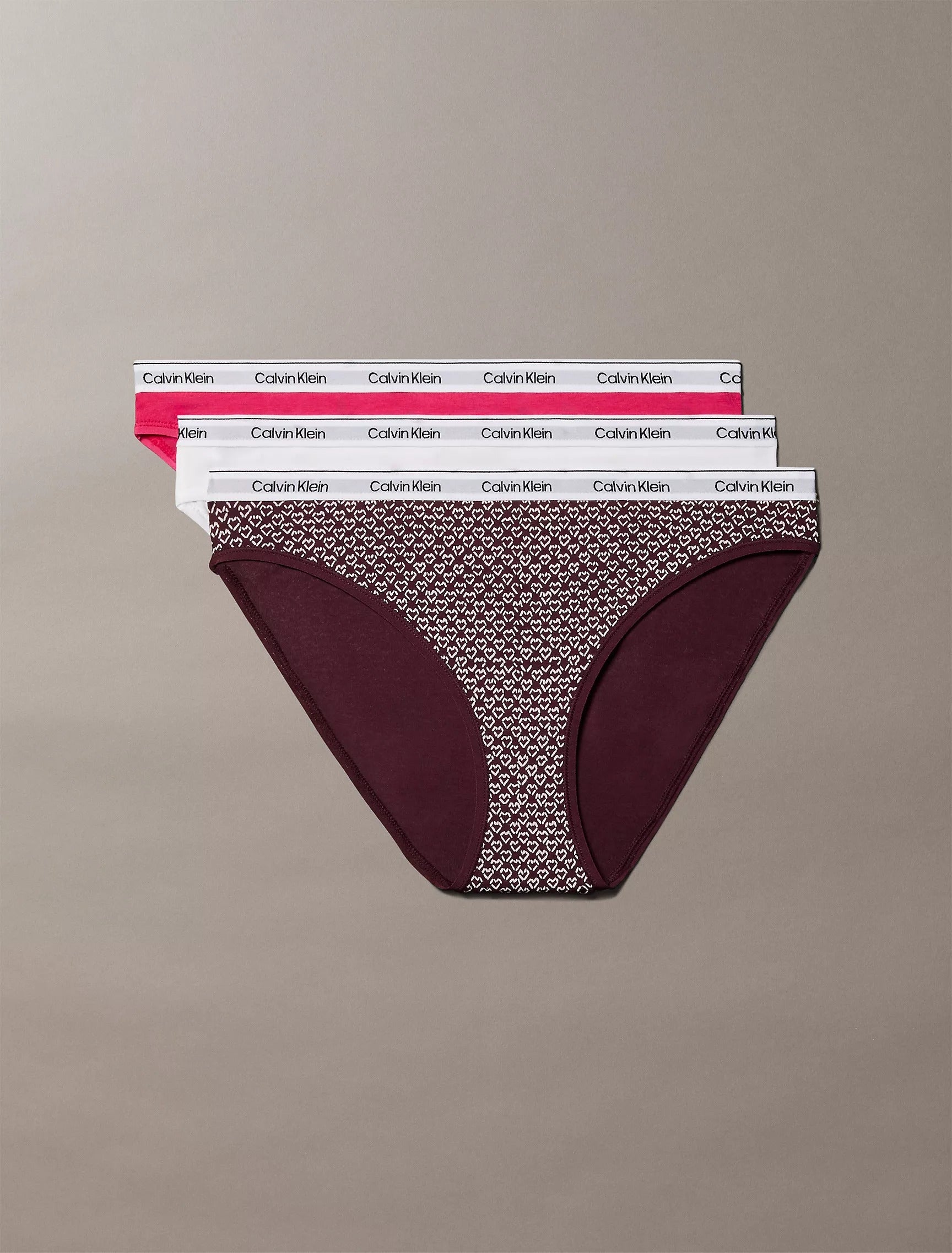 3 Pack de Panties con logo tipo bikini