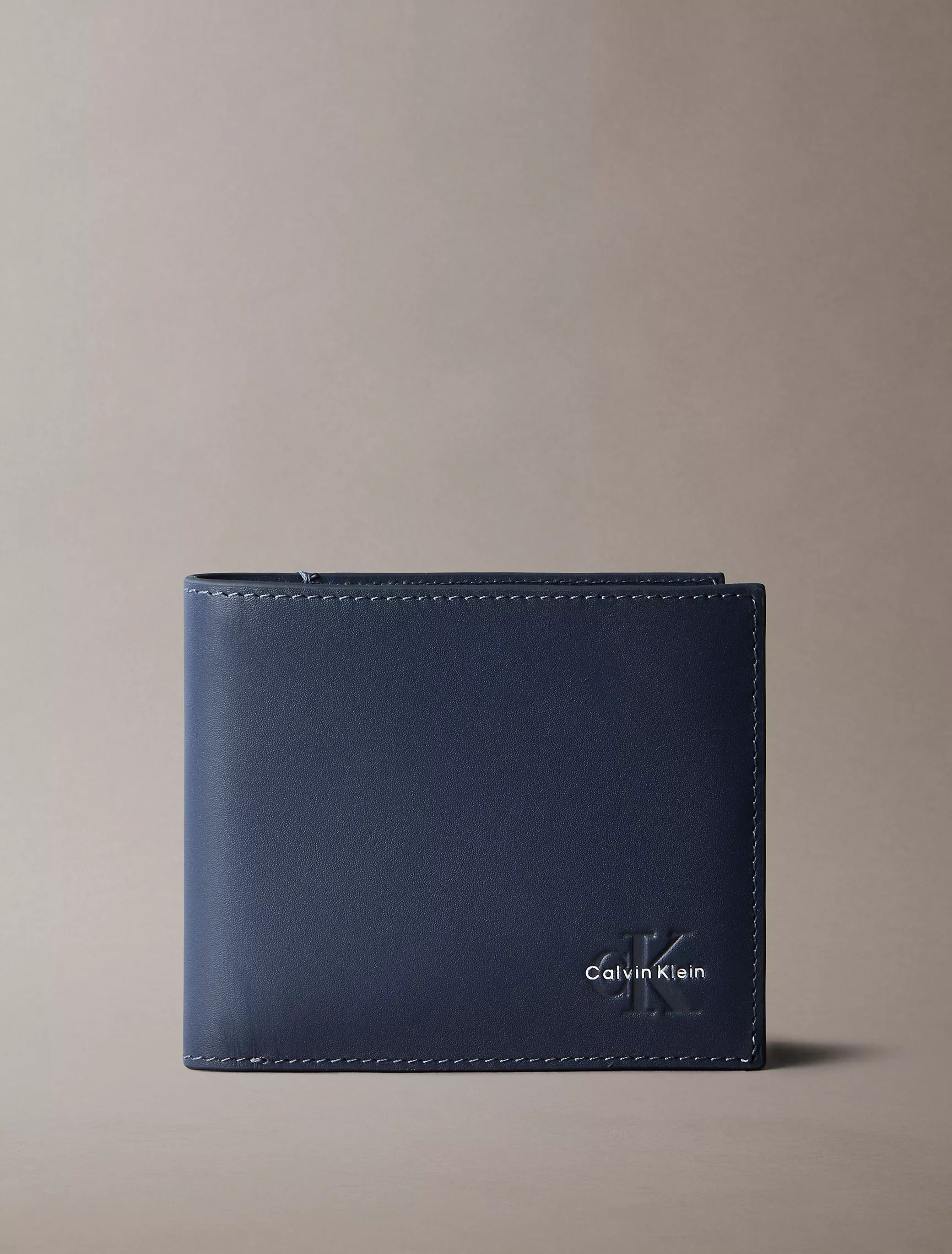 Cartera de caballero plegable con logo