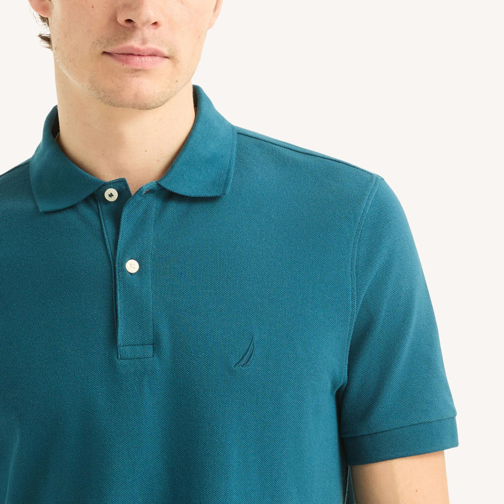 Chemise regular unicolor con logo mismo color