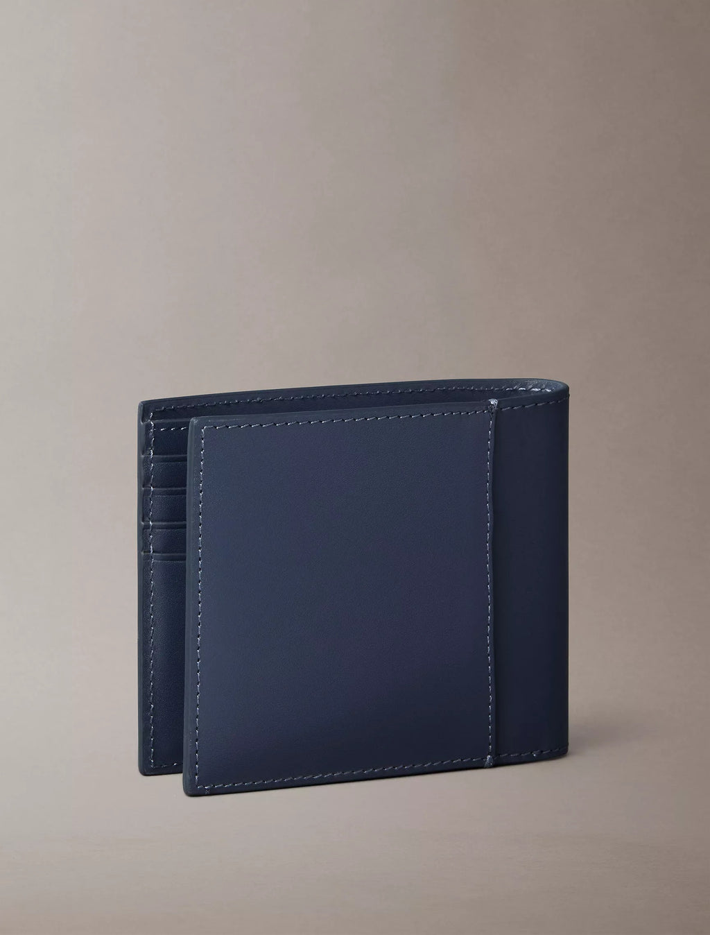 Cartera de caballero plegable con logo