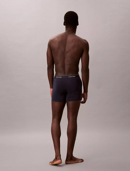 3 Pack Boxer largos de algodón con logo en cinta