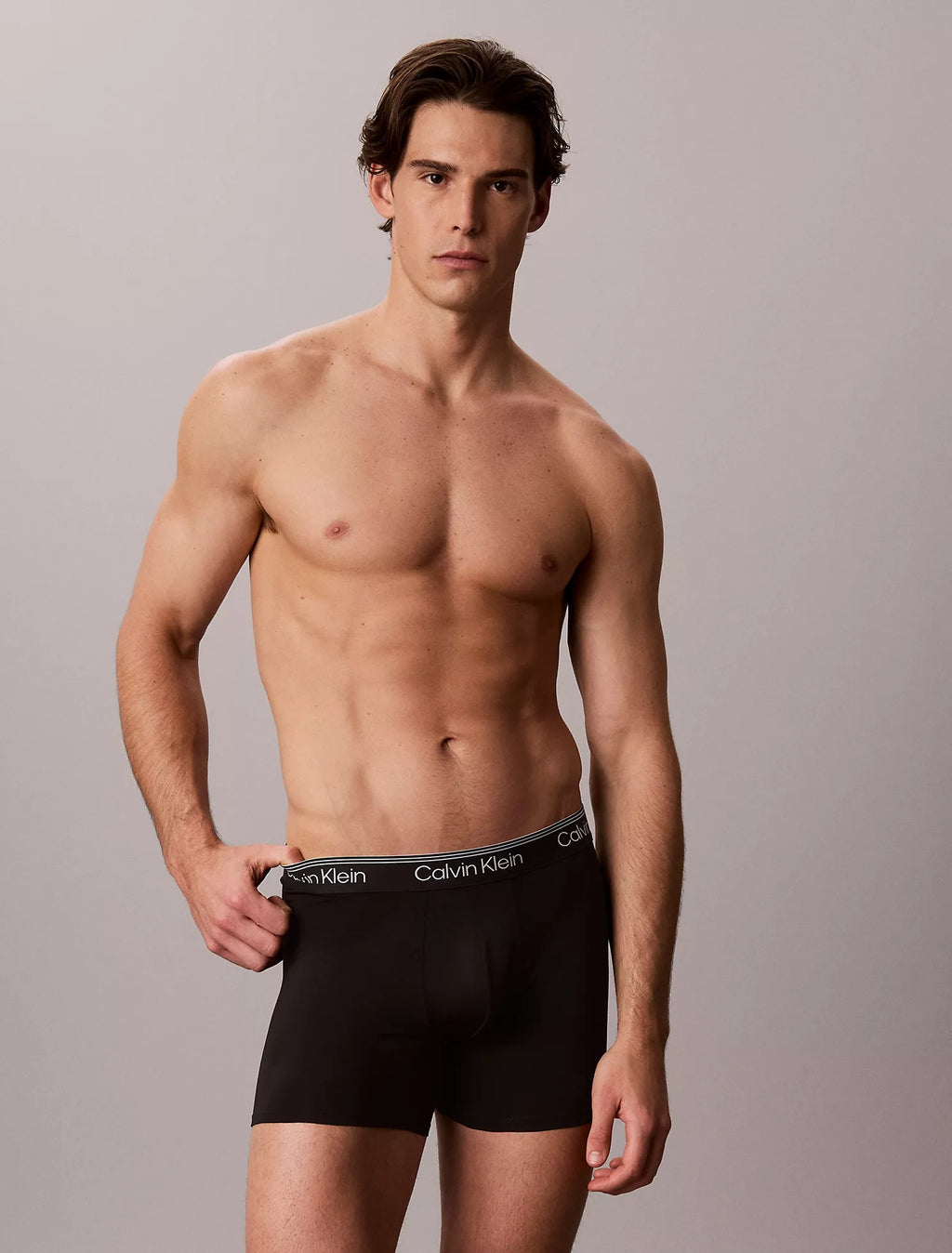 3 Pack Boxer largos con logo en cinta