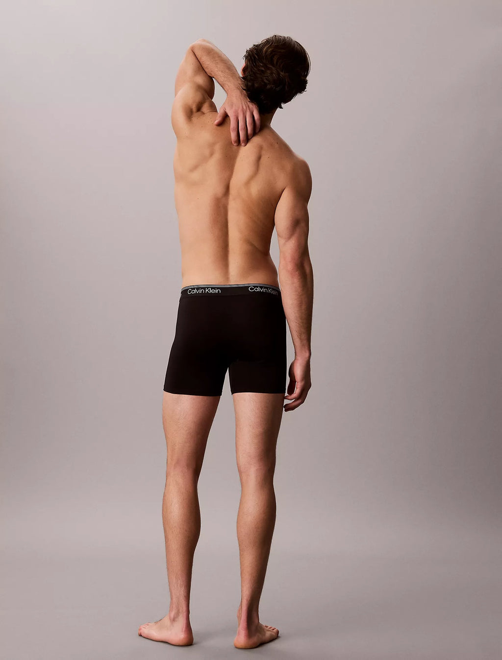 3 Pack Boxer largos con logo en cinta