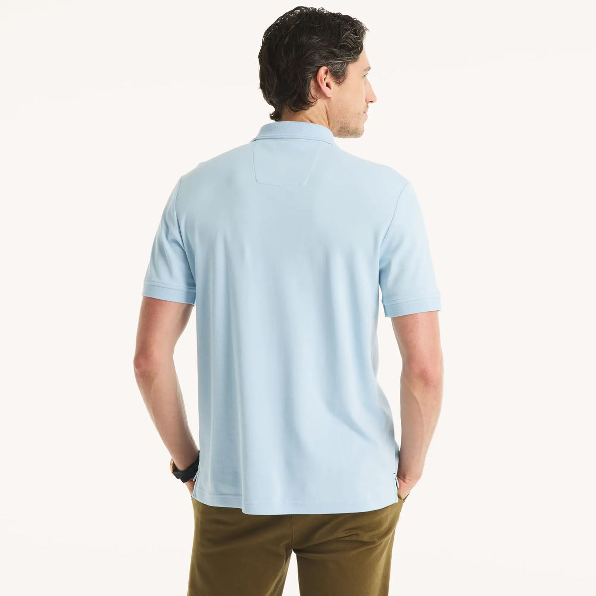 Chemise clásica de algodón con bolsillo