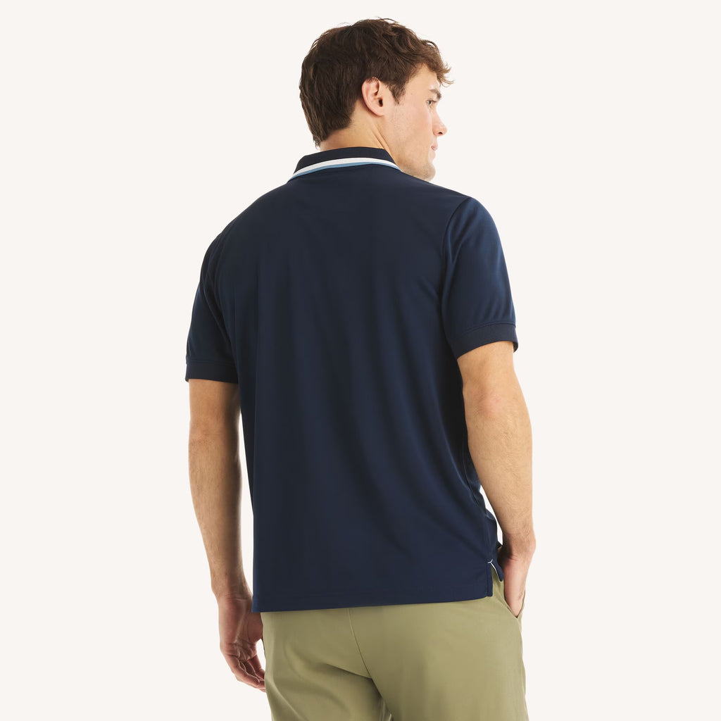 Chemise Navtech con cuello ribeteado y franja central