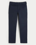 Pantalón chino recto con cremallera