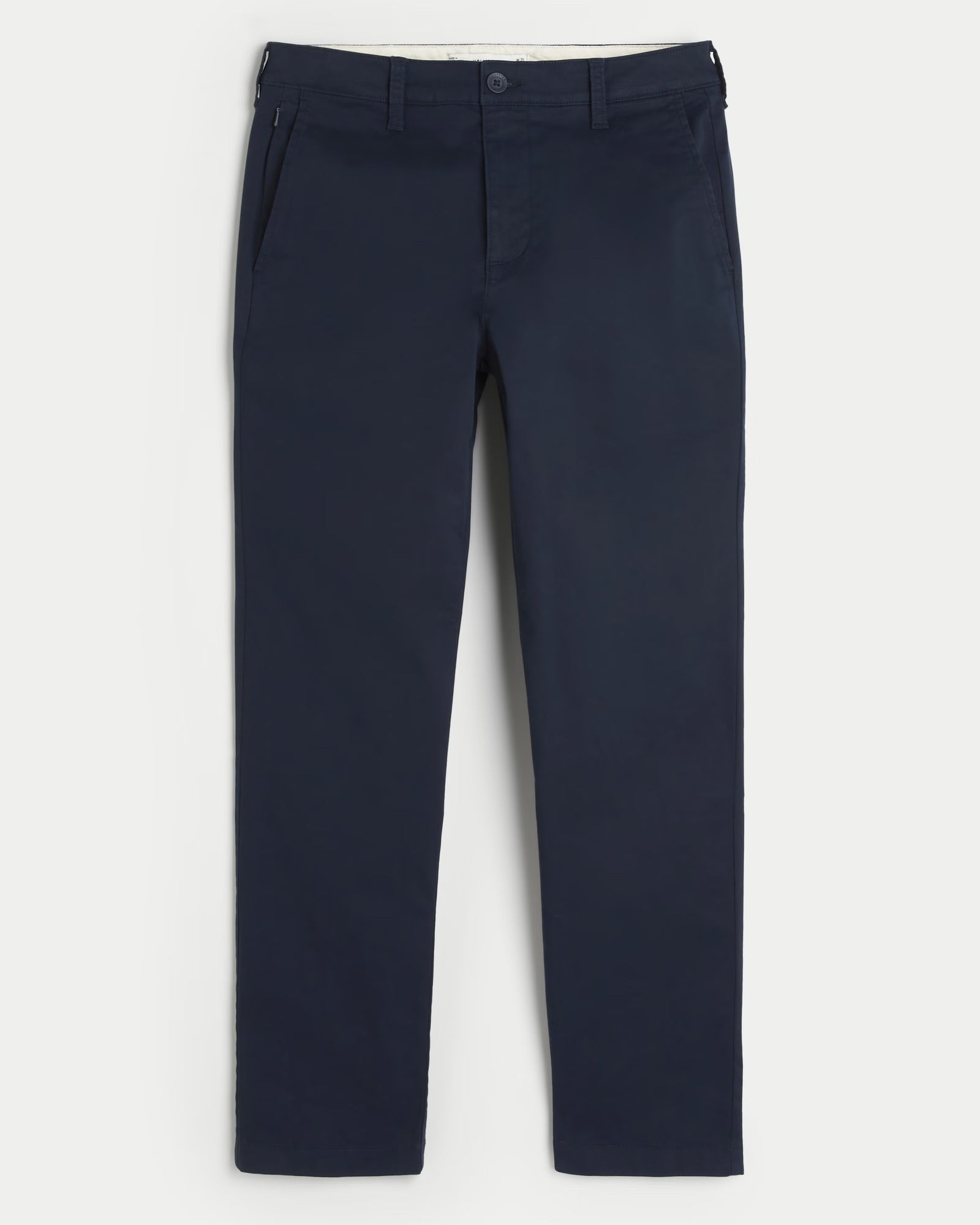 Pantalón chino recto con cremallera