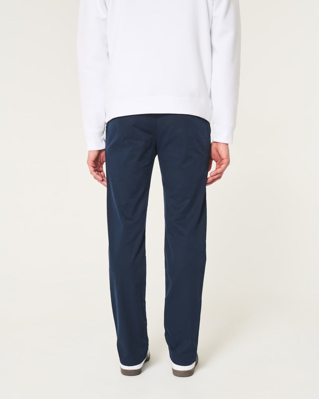 Pantalón chino recto con cremallera