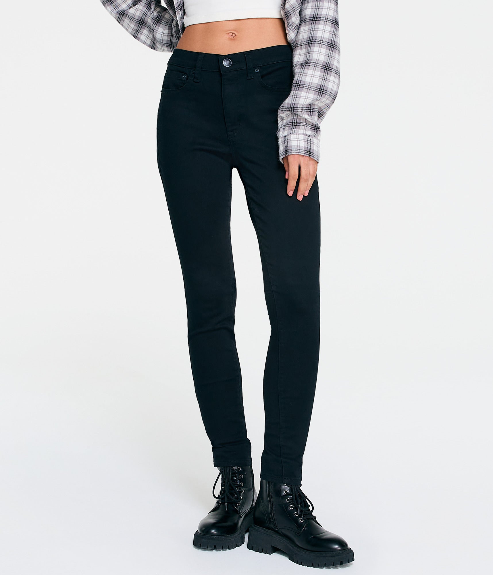 High-Rise Color Wash Jegging